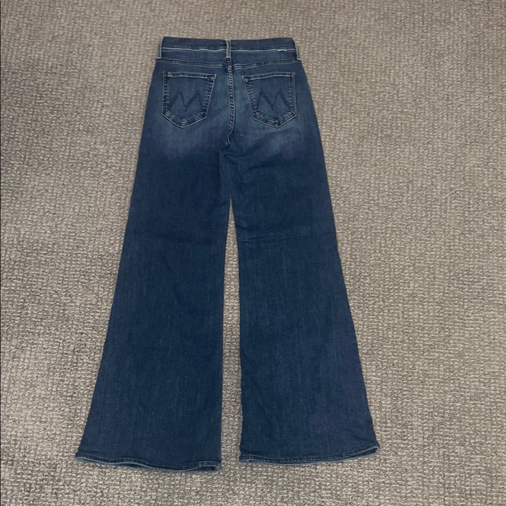 MOTHER Twister Sneak High Waist Flared Wide Leg - Size 25 - Picture 5 of 8